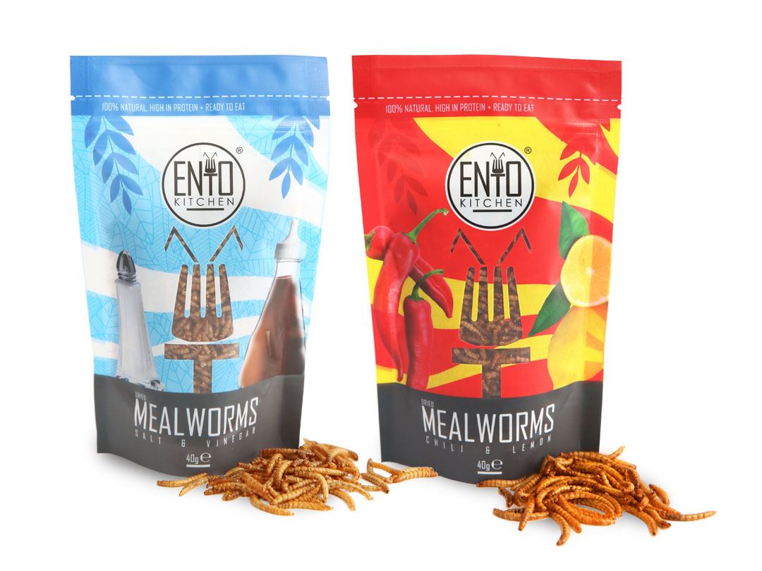 80g Flavour Variety Pack of Edible Mealworms For Human Consumption